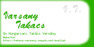 varsany takacs business card